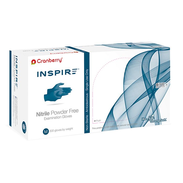 Inspire Nitrile Examination Gloves, Powder-Free, Small, 300/Box, 3386 thumbnail 11