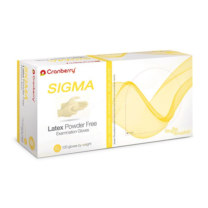 Sigma Latex Exam Gloves X-Small Natural Non-Sterile thumbnail 9