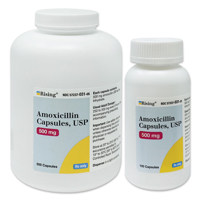 Amoxicillin Capsules 250mg Bottle 500/Bottle product image