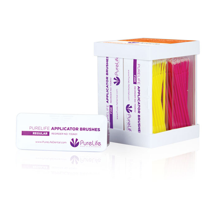 PureLife Applicator Brushes - Regular Assorted (Blue, Maroon, Silver, Green) product image