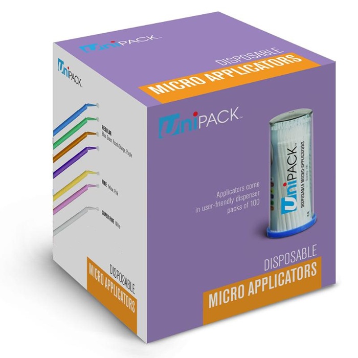 Unipack Micro Applicator Tips Super-Fine 400/Pk White product image