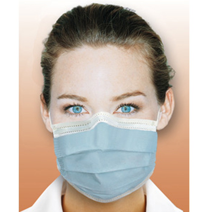 Ultra Earloop Face Masks, ASTM Level 3, Blue, 40/Pk, GCFCXU thumbnail 10