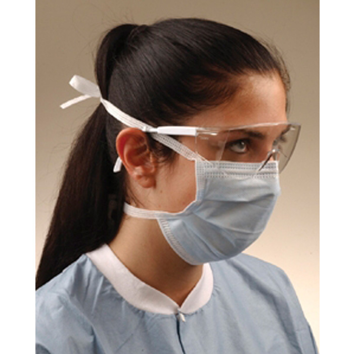 Tie-On Surgical Mask Blue 50/Bx thumbnail 9