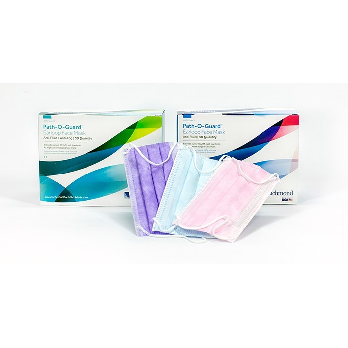 Path-O-Guard Mask ASTM Level 3 Lavender 50/Bx thumbnail 4