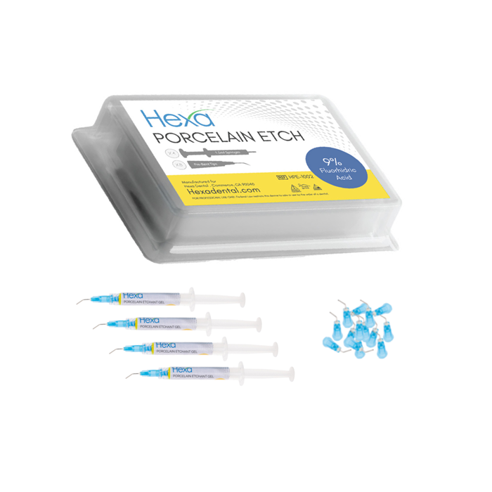 Hexa Porcelain Etch Gel - Syringe Kit - 9% Fluorhidric Acid image