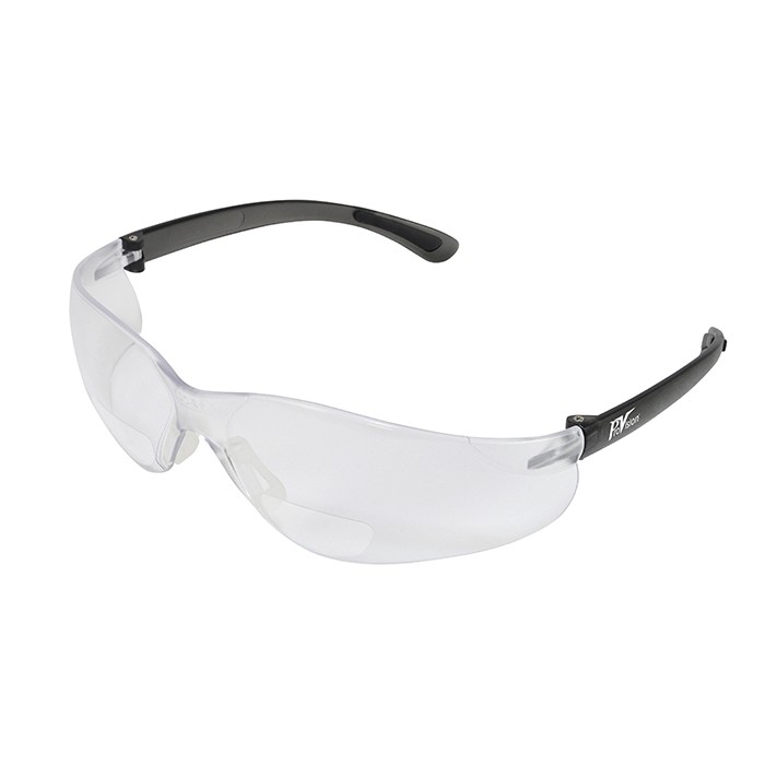 ProVision EZ-Focals Safety Eyewear +2.0 Black/Clear Lens Ea product image