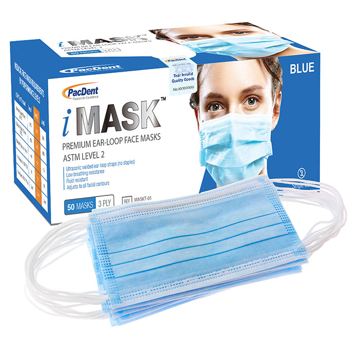 iMask Level 2 Face Masks - Blue product image