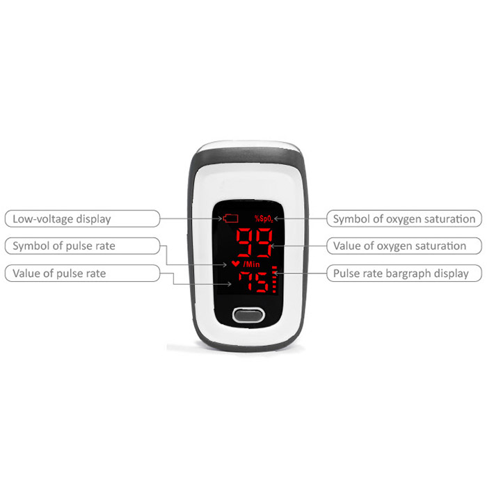 Fingertip pulse oximeter product image