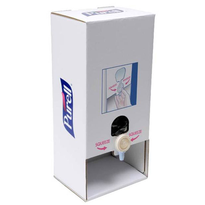 Purell Cardboard Table Top Hand Sanitizer Station - Table Top Station - Purell Cardboard Table Top Hand Sanitizer Station - Table Top Station - Image 1