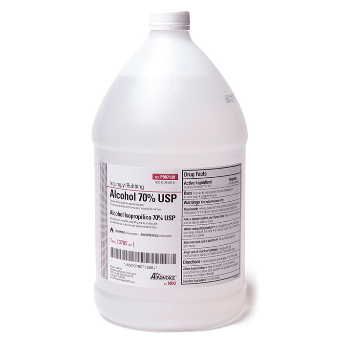 Isopropyl Rubbing Alcohol 70% - Gallon Bottle product image