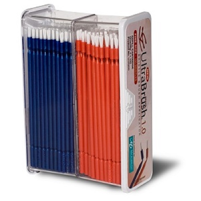 Restorative Applicators, UltraBrush 1.0 Brush Refill, Fine, Orange/Blue, 200/Pk, U1R200 product image