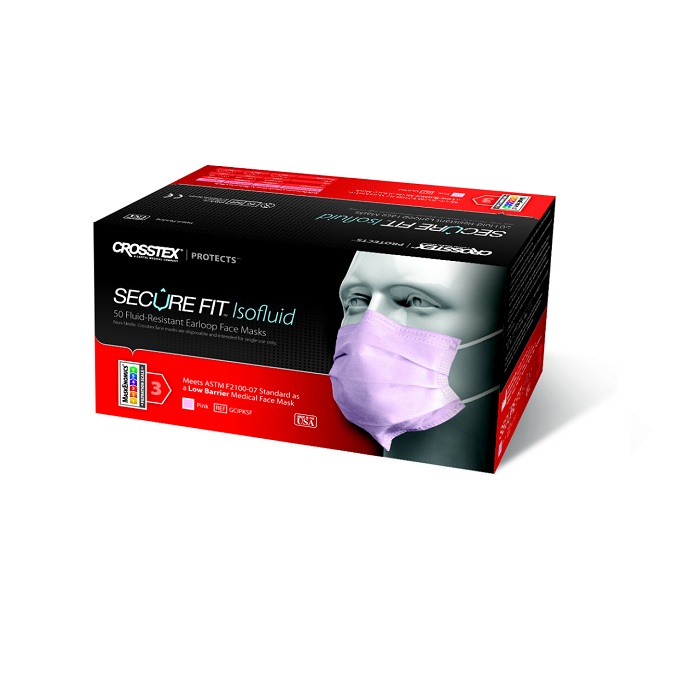Isofluid SecureFit Earloop Masks, Lavender, 50/Pk, CGILVSF thumbnail 12