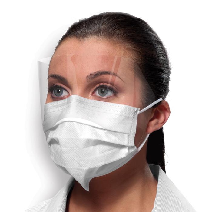 Isofluid Fog-Free Secure Fit Mask ASTM Level 1 Anti-Fog Blue 25/Bx product image