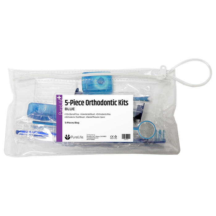 PureLife+ 5-Piece Orthodontic Kits - Blue product image
