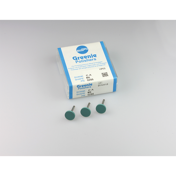 Greenie Polishers, Polishing, FG, Cup, # 065, Green, 12/Pk, 0412 product image