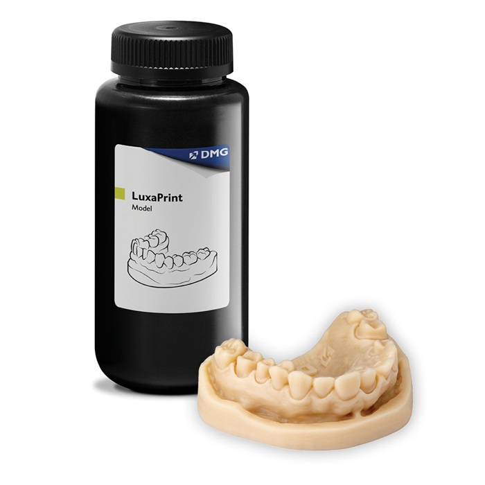 LuxaPrint Model 3D Printer Resin ivory, 2kg bottle product image