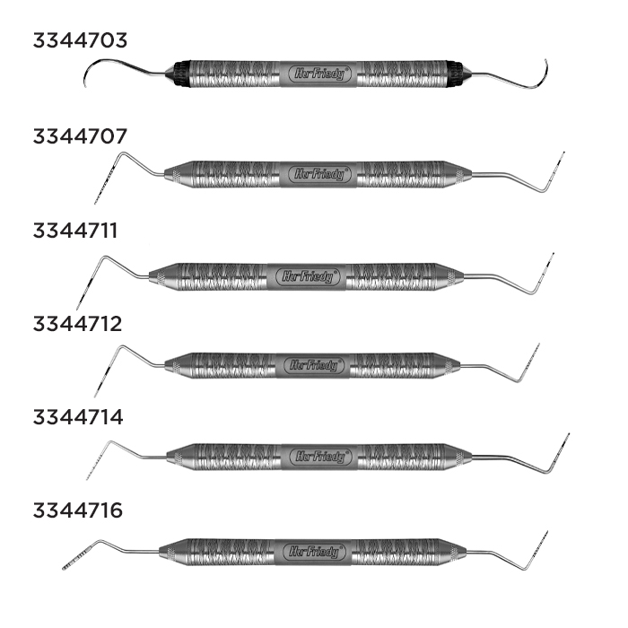 Color-Coded Probe, Double-Ended, # CP-12/Thin Williams, 3-6-9-12, # 6 Satin Steel, 1/Pk, PCP12/QOW6 thumbnail 4