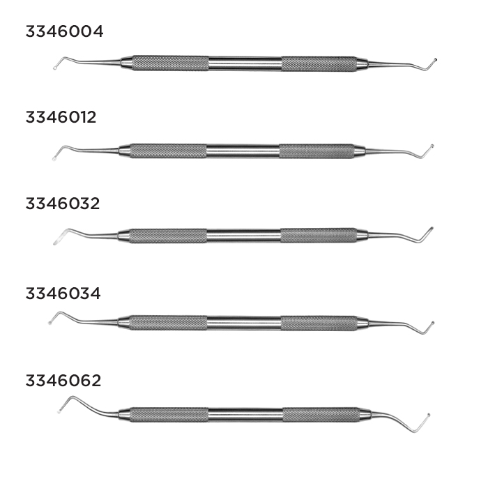 Excavator, Spoon, Double-End, # 41 Round Handle, # 18, 1/Pk, EXC18 product image