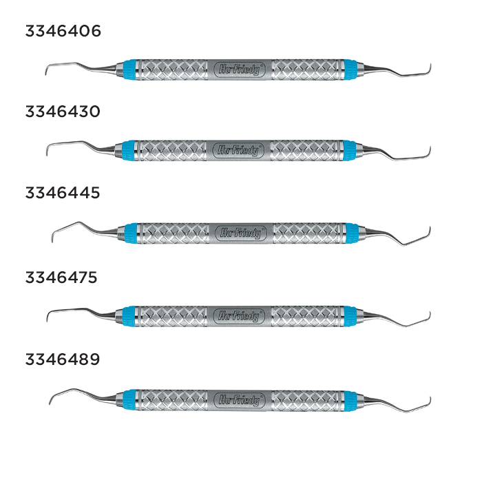 Curette Gracey After Five Double End Size 15/16 #2 Octagonal Immunity Steel Ea product image