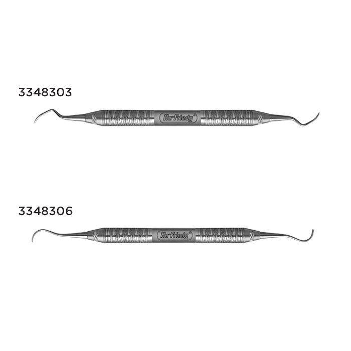 #17/18 Indiana University Curette with #8 ResinEight Handle thumbnail 3