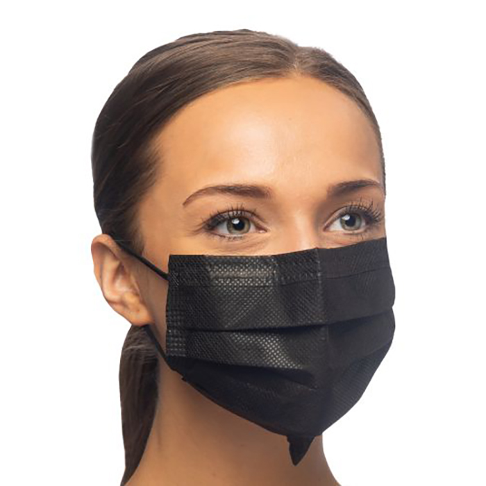 Crosstex Surgical Mask w/Secure Fit Level-3 50/Pk Black thumbnail 11