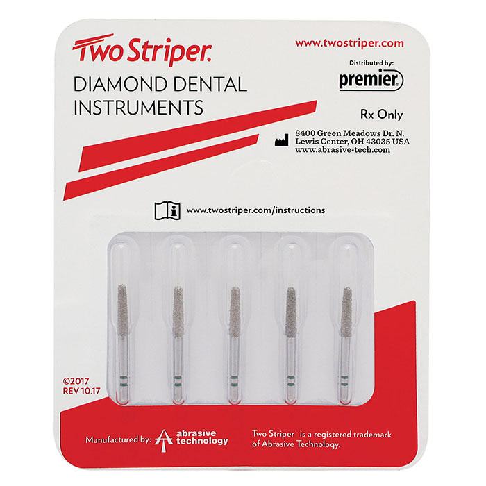 Two Striper Diamond Bur Friction Grip Very Fine 785.7VF 5/Pk product image