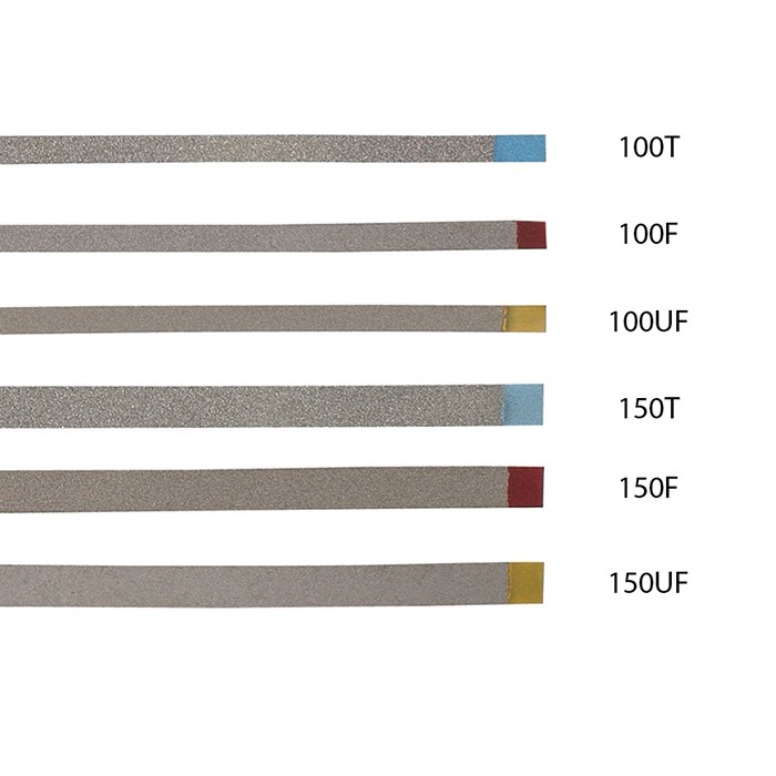 Compo-Strip Diamond Finishing Strips, Single-Sided, 100UF, 2.5 mm, 20 Micron, Yellow, 6/Pk, 2013115 thumbnail 11
