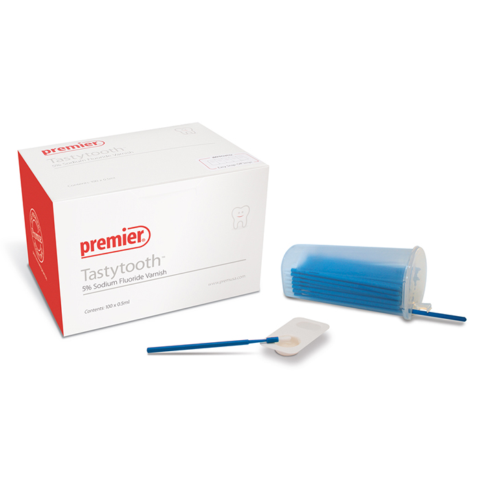 TastyTooth Fluoride 5% NaF 0.5 mL Mint White 100/Bx thumbnail 7