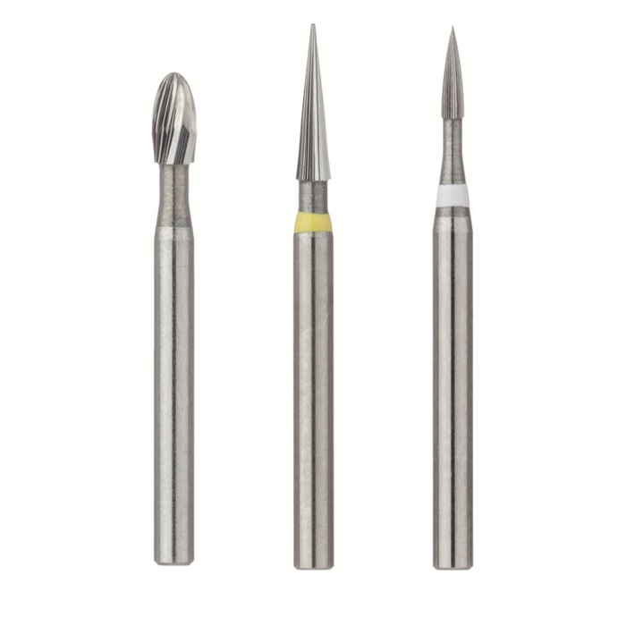 Carbide Bur Trimming & Finishing Friction Grip 243K/014 5/Pk thumbnail 3