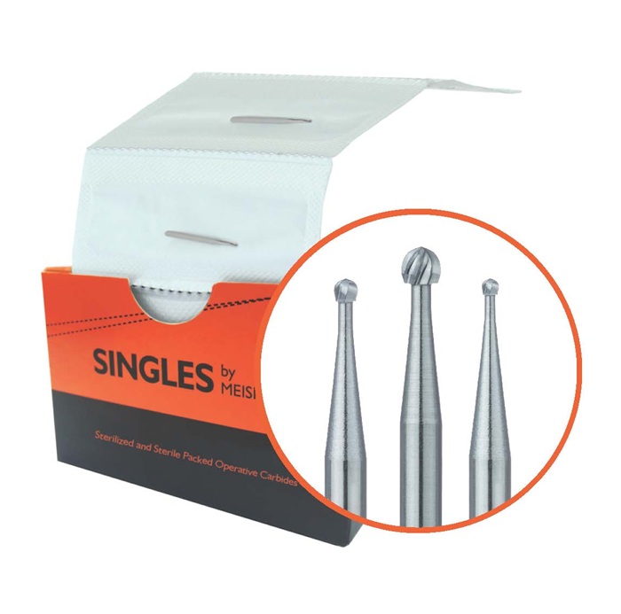 NeoBurr Operative Carbide Burs, RA, Round, # 8, 2.3 mm, 50/Pk, RA8 thumbnail 8