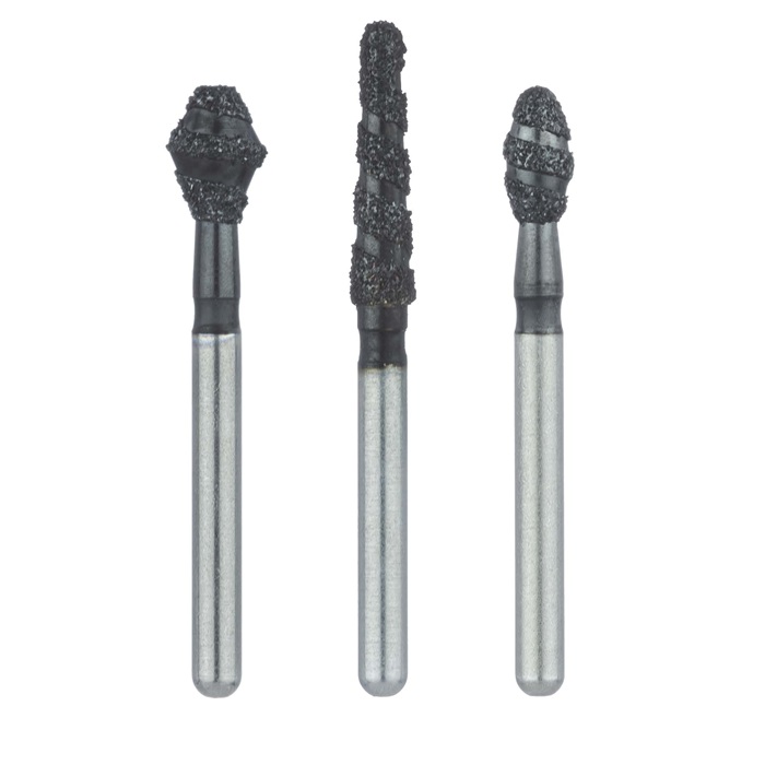 Meisinger Black Cobra Diamond Burs, FG, # B850, 1.6 mm, 5/Pk, B850-016-FG thumbnail 10