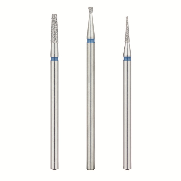 837F-060 Fine Diamond Bur Long Cylinder 6mm HP Pack of 2 thumbnail 2