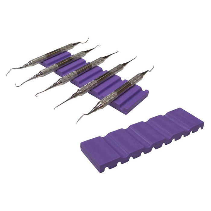 Instrument Mat 6 3/4 in x 2 in x 3/8 in Neon Yellow Ea product image