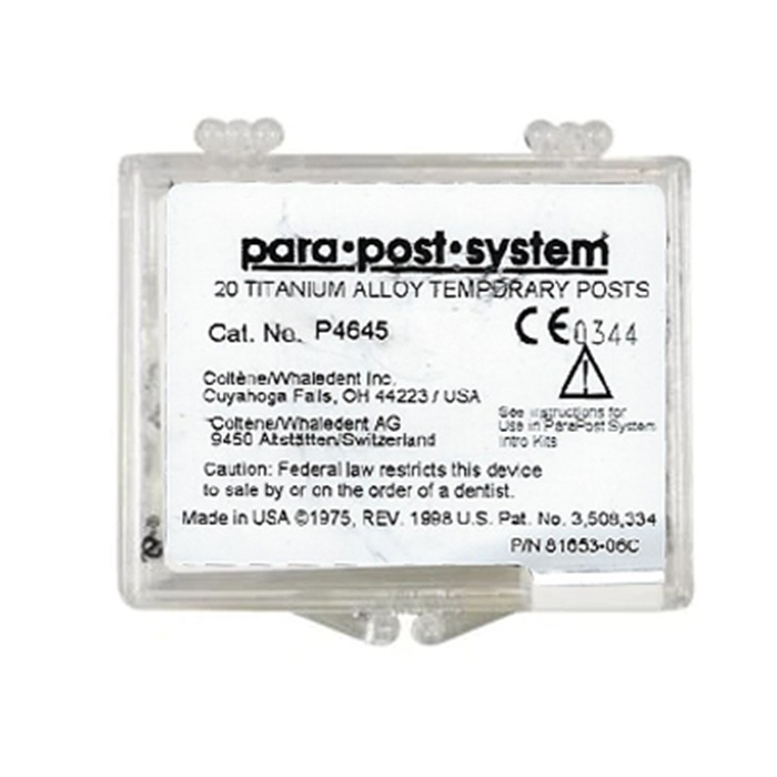 ParaPost Temporary Posts Titanium 6 0.06 in Black 20/Vl thumbnail 5