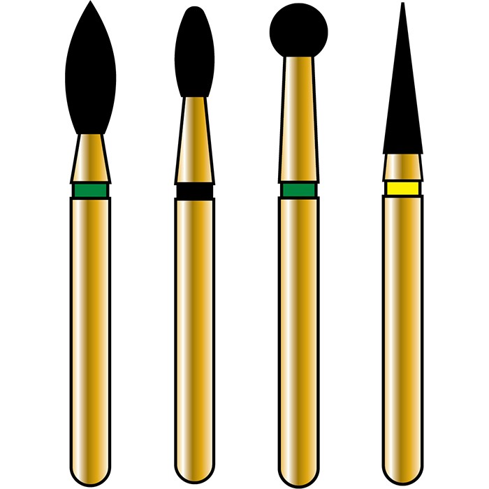 Alpen X1 Single Use Diamonds FG 858-014EF Pointed-Cone 25/Pk thumbnail 6