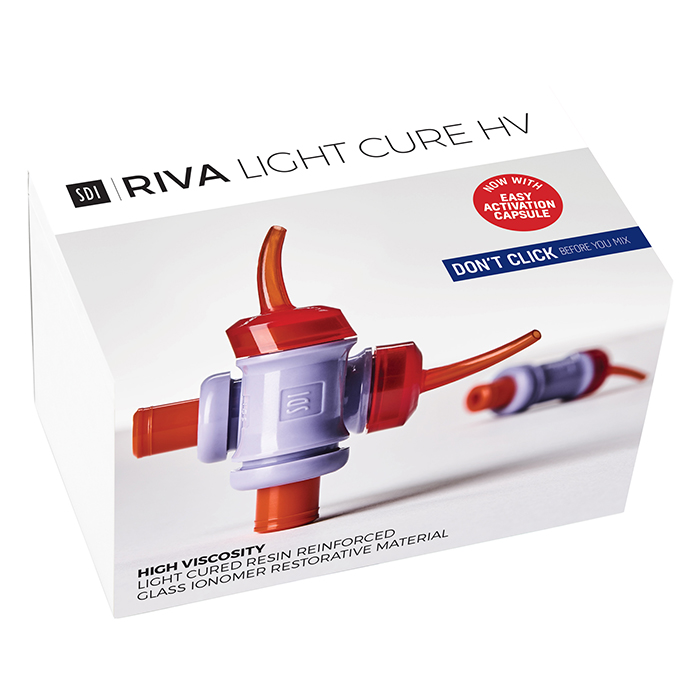 Riva Light Cure HV Glass Ionomer Capsule A3.5 Refill 50/Bx thumbnail 4