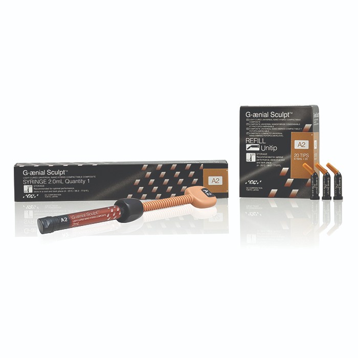 G-aenial Sculpt Universal Composite, Syringe Refill, 2 ml, AO2, 1/Pk thumbnail 5