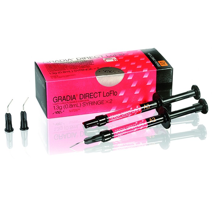 Gradia Direct LoFlo Microfilled Hybrid Resin Composite, Light-Cure, Syringe Refill, 1.3 g, A1, 2/Pk thumbnail 12