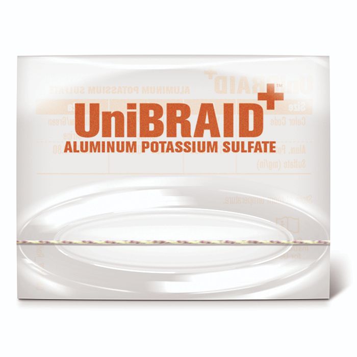 UniBraid+ Braided 10% Aluminum Potassium Sulfate Size 0A Fine 50/Bx product image