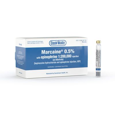 Cook-Waite Marcaine® 0.5% with Epinephrine