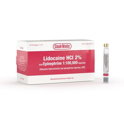 Cook-Waite Lidocaine HCl 2% with Epinephrine