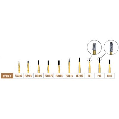 Pac-Dent Crown Cutting Burs