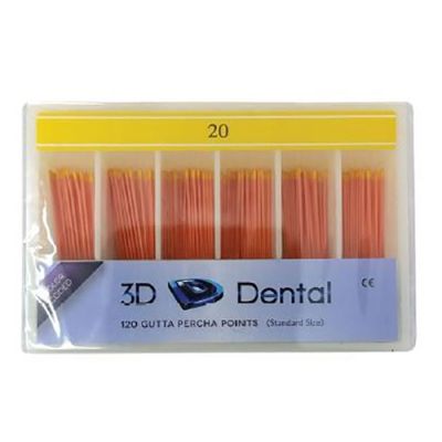 3D Dental Gutta Percha Points