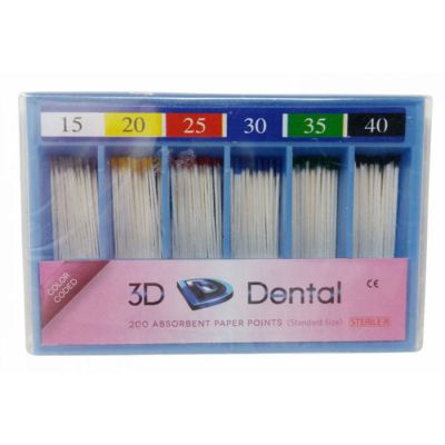 3D Dental Absorbent Paper Points