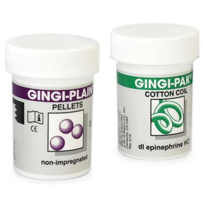 Gingi-Pak Cotton Pellets and Coil