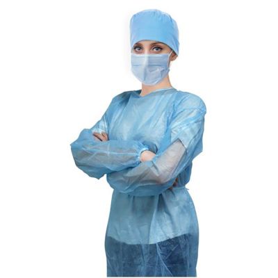 Disposable Non-Woven Isolation Gowns