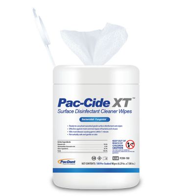Pac-Cide XT Pre-Soaked Wet Wipes