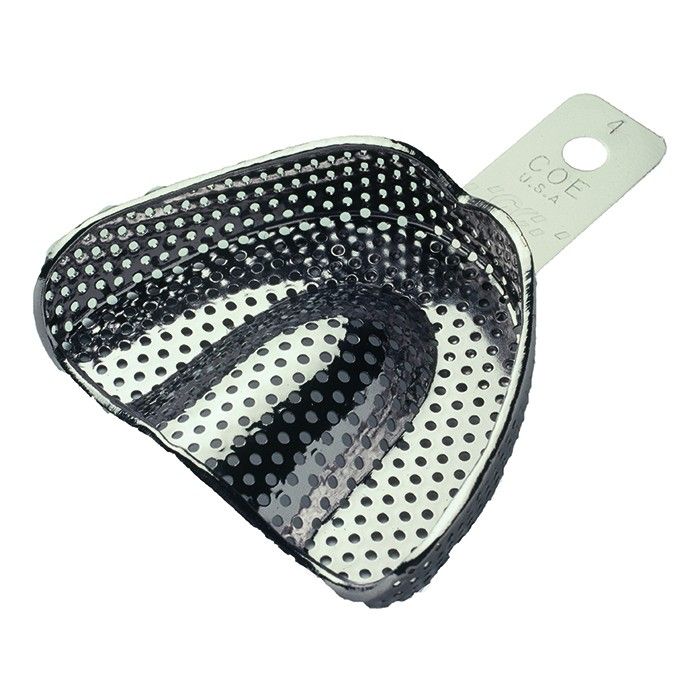 COE® Metal Impression Trays Perforated NickelPlated