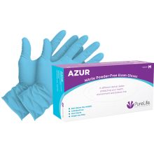 Azur Nitrile Powder-Free Gloves