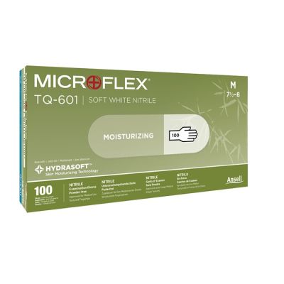Microflex&reg; Soft White Nitrile Powder-Free